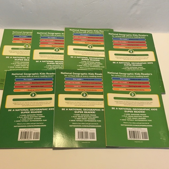 National Geographic Book Lot of 7  Level 3 - Picture 3 of 7